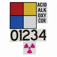 Trousse de syst&egrave;me de plaques-&eacute;tiquettes NFPA R.M.G. Prévention