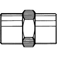 Female Hex Nipple, Brass R.M.G. Prévention