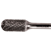 Fraise double au carbure avec tige cylindrique &agrave; pointe ronde, 1/2" dia., 1" profondeur de la coupe R.M.G. Prévention