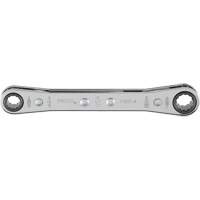 Double Box Ratcheting Wrench, 12 Point, 1/4" x 5/16", Polished Finish R.M.G. Prévention