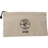 Pochette pour outils avec fermeture &agrave; glissi&egrave;re, Toile, 1 pochettes, Beige R.M.G. Prévention
