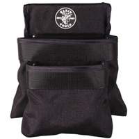 Pochette utilitaire &agrave; 2 poches s&eacute;rie PowerLine, 1000 Denier Cordura&reg;, Noir R.M.G. Prévention