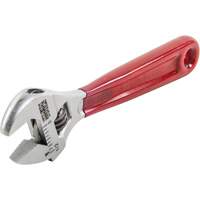 Adjustable Wrench, 4-1/2" L, 1/2" Max Width, Chrome/Polished R.M.G. Prévention
