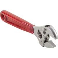 Adjustable Wrench, 4-1/2" L, 1/2" Max Width, Chrome/Polished R.M.G. Prévention