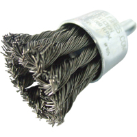 Knotted Wire End Brushes, 1" Dia., 0.020" Wire Dia., 1/4" Shank R.M.G. Prévention