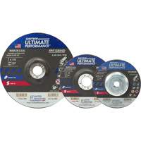 Saitech Ultimate Performance Grinding Wheel, 4" x 1/4", 5/8" Arbor, Aluminum Oxide/Ceramic, Type 27 R.M.G. Prévention