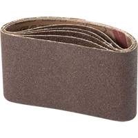 Portable Abrasive Belt, 3" W x 21" L, Aluminum Oxide, 100 Grit R.M.G. Prévention