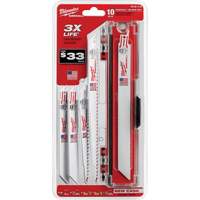 Ensemble de lames de scie alternative &agrave; usage g&eacute;n&eacute;ral Sawzall R.M.G. Prévention