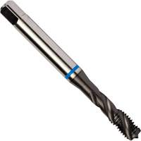 Taraud &agrave; cannelures h&eacute;licoidales Blue Shark, Acier rapide au cobalt, Filet de 1/4"-28, 3,15" l R.M.G. Prévention