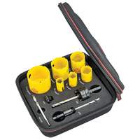 Plumber's Deep Cut Hole Saw Kit, 10 Pieces R.M.G. Prévention