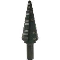 Multi-Hole Step Bit, 3/16"/4.8 mm - 7/8"/#4/22.2 mm  R.M.G. Prévention