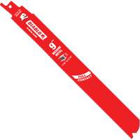 Medium Metal Reciprocating Saw Blade, Bi-Metal, 14-18 TPI, 9" L x 1" W R.M.G. Prévention
