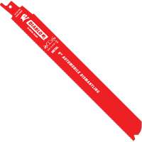 Reciprocating Blade for Auto Dismantling, Bi-Metal, 10-14 TPI, 9" L x 1" W R.M.G. Prévention