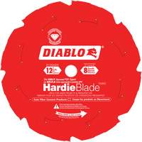 HardieBlade Cutting Saw Blade, 12", 8 Teeth, Fibre Cement Use R.M.G. Prévention