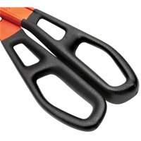 13" Serrated Aluminum Tinner Snip with Dipped Handle, 3" Cut Length, Straight Cut R.M.G. Prévention