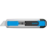 Secunorm 525 Retractable Safety Knife with Blunt Tip Blade, 18 mm, Aluminum Handle R.M.G. Prévention