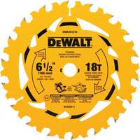 Lame de scie circulaire &agrave; charpente, 6-1/2", 18 dents, Pour Bois R.M.G. Prévention
