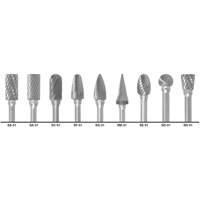 1855 Double Cut Carbide Burr Set, 9 Pieces R.M.G. Prévention