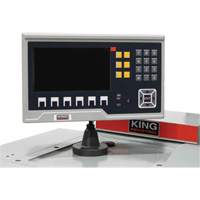 Tour &agrave; m&eacute;tal, dispositif de tournage conique les c&ocirc;nes et affichage num&eacute;rique, 75" lo x 32" la x 53" h R.M.G. Prévention