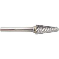 Taper Shape Carbide Shipyard Bur, SL-5, 5/8" Dia., 1/4" Shank, 1-3/16" Depth of Cut R.M.G. Prévention