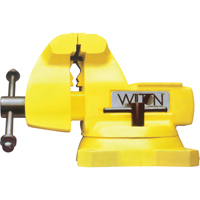 High Vis Safety Vise, 5" Jaw Width, 3-3/4" Throat Depth R.M.G. Prévention