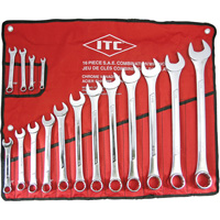 ICW-16 Professional Raised Panel Wrench Set, Combination, 16 Pieces, Imperial R.M.G. Prévention