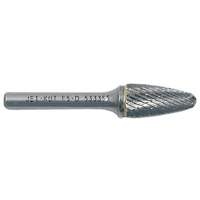 Tree Shape Bur with Radius End, 3/8" Dia., 1/4" Shank, 3/4" Depth of Cut R.M.G. Prévention