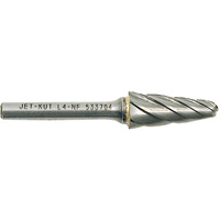 L4-NF 1/4" Taper Shape Bur for Aluminum/Non-ferrous Materials, 1/2" Dia. R.M.G. Prévention
