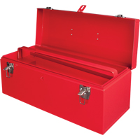 Coffre &agrave; outils portatif ATB100 avec plateau en m&eacute;tal pour outils, 8-3/4" P x 21" la x 9" h, Rouge R.M.G. Prévention