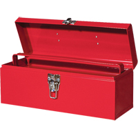 ATB100 Portable Tool Box with Metal Tool Tray, 6" D x 16" W x 6-1/2" H, Red R.M.G. Prévention