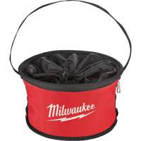 Sac range-tout style parachute, 11-4/5" lo x 11-4/5" la x 11" h, Nylon, Noir/Rouge R.M.G. Prévention