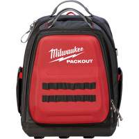 Packout Backpack, 15-3/4" L x 11-4/5" W, Black/Red, Ballistic R.M.G. Prévention