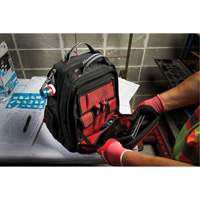 Packout Backpack, 15-3/4" L x 11-4/5" W, Black/Red, Ballistic R.M.G. Prévention