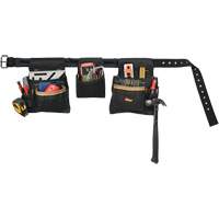 Deluxe Tool Belt Combo, Polyester, Black R.M.G. Prévention