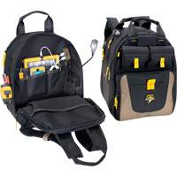 E-Charge Back Pack, 15" L x 10-1/2" W, Black, Polyester R.M.G. Prévention