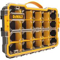 Organisateur avec compartiments PRO, 11" la x 17-5/8" p x 2-7/8" h, Noir/Jaune R.M.G. Prévention