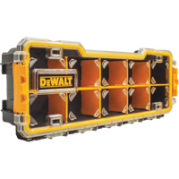 Organisateur avec compartiments PRO, 6-5/8" la x 17-5/8" p x 2-7/8" h, Noir/Jaune R.M.G. Prévention