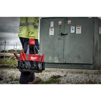 Utility Oval Bag, Ballistic Nylon, 24 Pockets, Black/Red R.M.G. Prévention