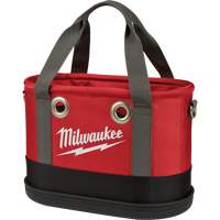 Aerial Utility Oval Bag, Ballistic Nylon, 14 Pockets, Black/Red R.M.G. Prévention