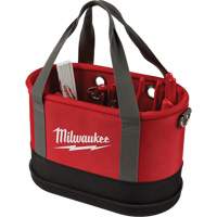 Aerial Utility Oval Bag, Ballistic Nylon, 14 Pockets, Black/Red R.M.G. Prévention