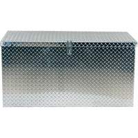 Aluminum Treadplate Portable Tool Box, 25-1/16" D x 49-1/4" W x 24" H, Silver R.M.G. Prévention