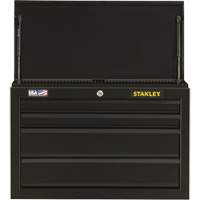 100 Series Tool Chest, 26" W, 4 Drawers, Black R.M.G. Prévention