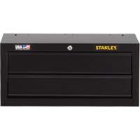 100 Series Middle Tool Chest, 26" W, 2 Drawers, Black R.M.G. Prévention