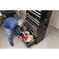 300 Series Middle Tool Chest, 26" W, 2 Drawers, Black R.M.G. Prévention