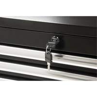 Industrial Tool Chest, 26" W, 4 Drawers, Black R.M.G. Prévention