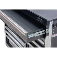 Chariot &agrave; outils industriel, 11 tiroirs, 41" la x 18-3/4" p x 39-1/3" h, Noir R.M.G. Prévention