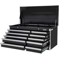Industrial Tool Chest, 41" W, 10 Drawers, Black R.M.G. Prévention