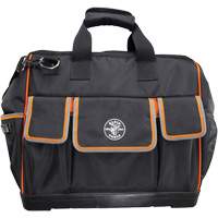 Sac &agrave; outils avec grande ouverture Tradesman Pro, Nylon balistique, 42 pochettes, Noir R.M.G. Prévention