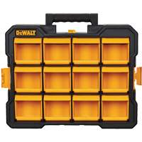 Organisateur Flip-Bin, 3-7/8" la x 17-3/4" p x 13-7/8" h, Noir/Jaune R.M.G. Prévention