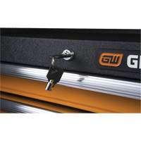 GSX Series Tool Chest, 26" W, 4 Drawers, Black/Orange R.M.G. Prévention